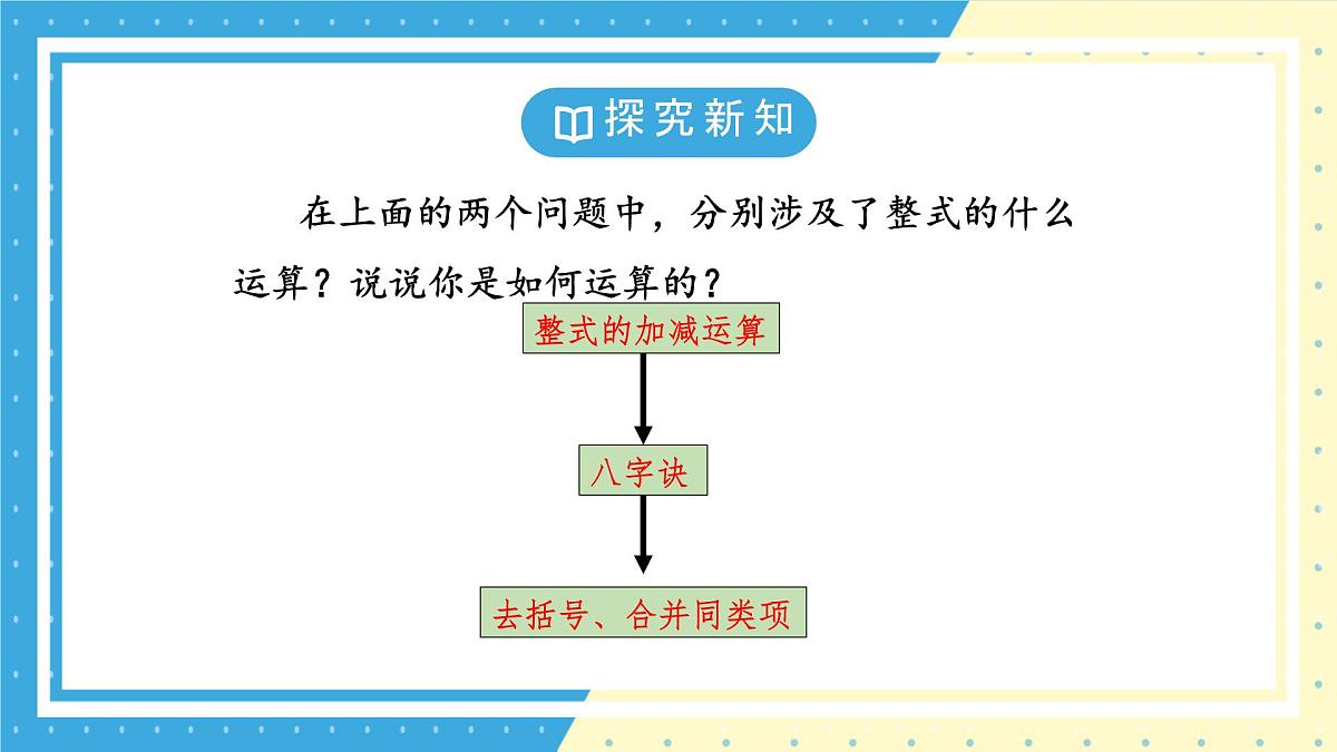 鲁教版(五四)+六年级上册3.3整式的加减第三课时课件ppt第7页