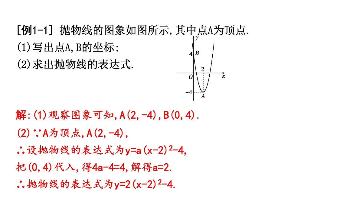 北师大版九下数学2.3.1 已知图象上两点求函数的表达式【课件】第3页