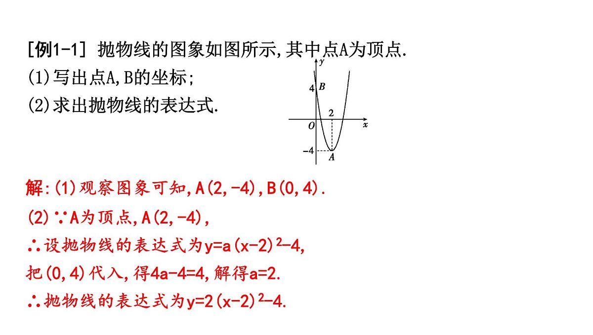 北师大版九下数学2.3.1 已知图象上两点求函数的表达式【课件】第3页