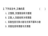 初中數(shù)學(xué)新華東師大版八年級上冊10.2 實數(shù)作業(yè)課件（2025秋）含答案