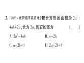 初中數(shù)學(xué)新華東師大版八年級上冊11.4.2 多項式除以單項式作業(yè)課件（2025秋）含答案
