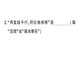 初中數(shù)學(xué)新華東師大版八年級(jí)上冊12.1.2 定義、定理與證明作業(yè)課件（2025秋）含答案