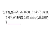 初中數(shù)學(xué)新華東師大版八年級上冊12.2.3第2課時 角角邊作業(yè)課件（2025秋）含答案
