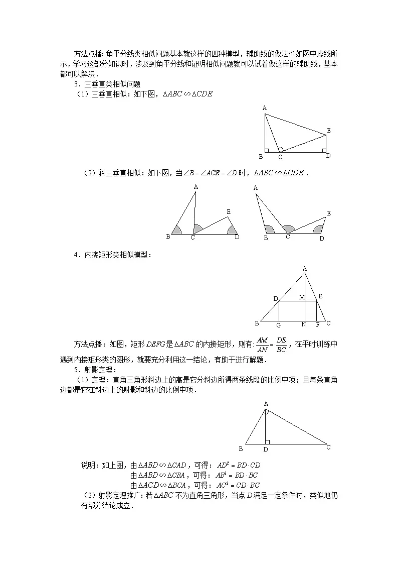 中考数学二轮复习讲义-三角形综合复习 无答案第2页