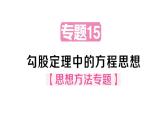 初中數(shù)學(xué)新華東師大版八年級(jí)上冊(cè)13.2專題15 勾股定理中的方程思想作業(yè)課件（2025秋）
