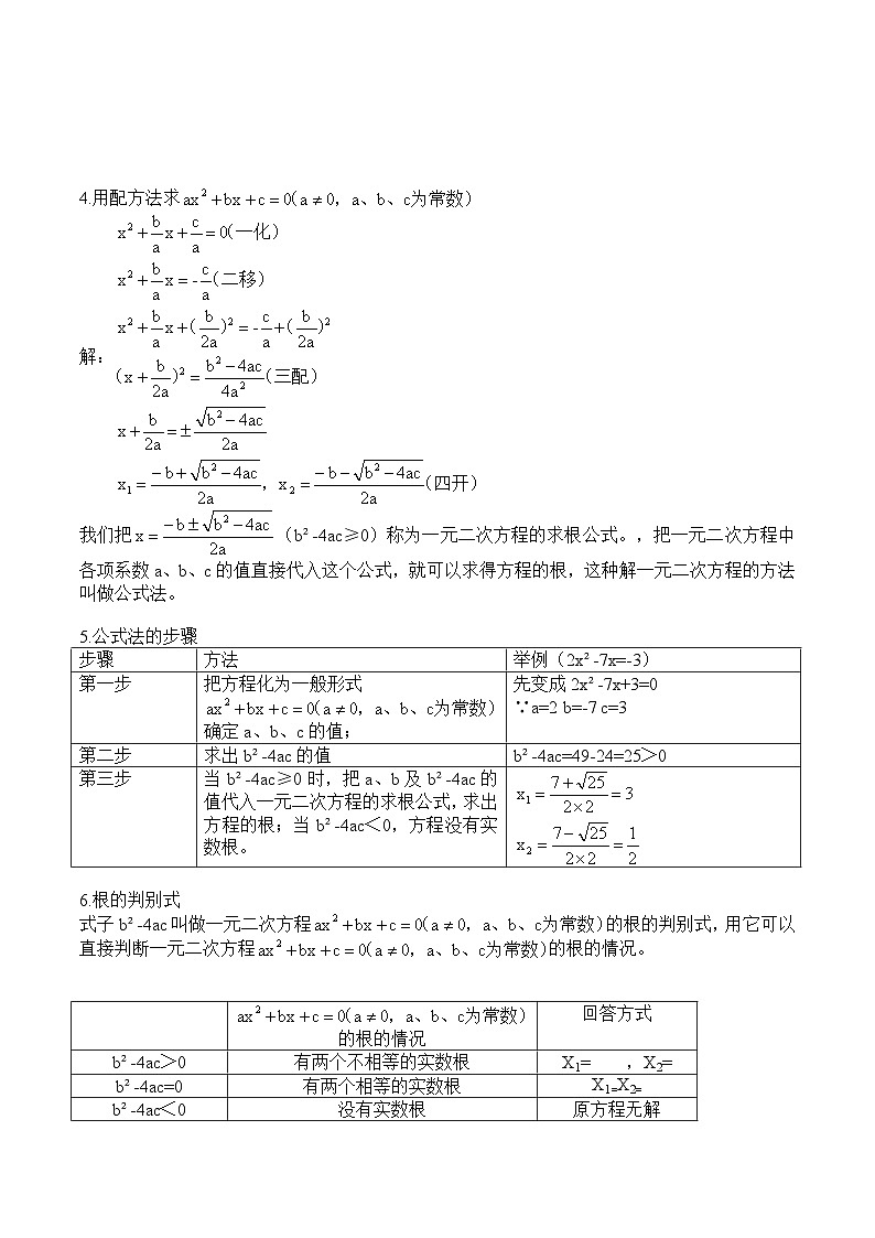 苏科版2025年新九年级数学暑假衔接讲义第2部分-预习篇-第02讲一元二次方程的解法（配方法和公式法）（学生版）第2页
