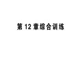 初中數(shù)學(xué)新華東師大版八年級(jí)上冊(cè)第12章 全等三角形綜合訓(xùn)練作業(yè)課件（2025秋）