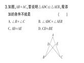 初中數(shù)學(xué)新華東師大版八年級上冊階段小測（四）（12.1~12.2）作業(yè)課件（2025秋）