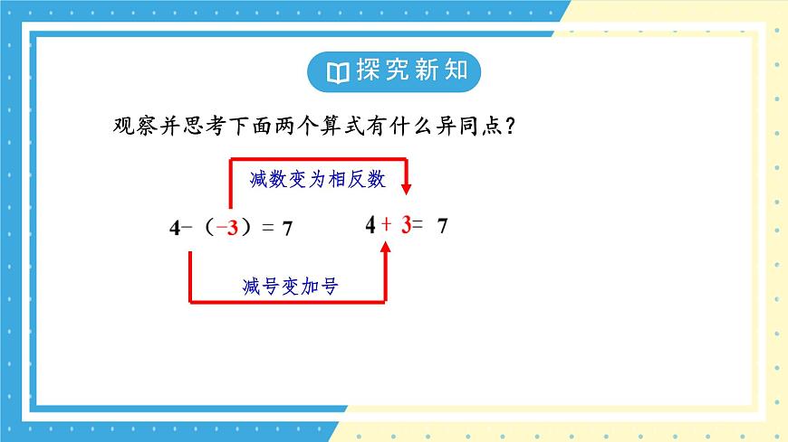 鲁教版（五四）六年级上册2.3有理数的加减运算第三课时PPT课件第7页