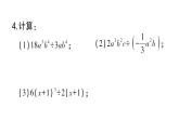 初中數(shù)學新華東師大版八年級上冊11.4.1 單項式除以單項式課堂作業(yè)課件（2025秋）含答案