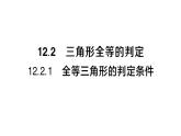 初中數(shù)學(xué)新華東師大版八年級(jí)上冊(cè)12.2.1全等三角形的判定條件課堂作業(yè)課件（2025秋）含答案
