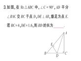 初中數(shù)學(xué)新華東師大版八年級(jí)上冊(cè)12.4.3角平分線課堂作業(yè)課件（2025秋）含答案