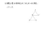 初中數(shù)學新湘教版八年級上冊4.3專題13 全等三角形的基本模型作業(yè)課件（2025秋）含答案