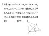 初中數學新湘教版八年級上冊4.5專題18 與等腰三角形有關的“手拉手”模型作業(yè)課件（2025秋）含答案