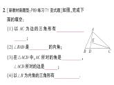 初中數(shù)學(xué)新湘教版八年級上冊4.1第1課時 三角形的有關(guān)概念與三邊關(guān)系作業(yè)課件（2025秋）