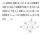 初中數(shù)學(xué)新湘教版八年級(jí)上冊(cè)4.6專題19 線段垂直平分線的性質(zhì)的運(yùn)用——教材P142-143習(xí)題T3，T11的變式作業(yè)課件（2025秋）