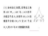 初中數(shù)學(xué)新湘教版八年級(jí)上冊(cè)4.6專題19 線段垂直平分線的性質(zhì)的運(yùn)用——教材P142-143習(xí)題T3，T11的變式作業(yè)課件（2025秋）