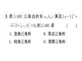 初中數(shù)學(xué)新湘教版八年級上冊5.2第3課時 勾股定理的逆定理作業(yè)課件（2025秋）