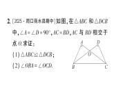 初中數(shù)學(xué)新華東師大版八年級(jí)上冊(cè)12.2專題7 全等三角形的基本模型 作業(yè)課件（2025秋）