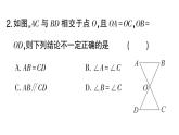 初中數(shù)學(xué)新湘教版八年級(jí)上冊(cè)4.3.2 全等三角形的判定定理( 邊角邊)課堂作業(yè)課件（2025秋）含答案