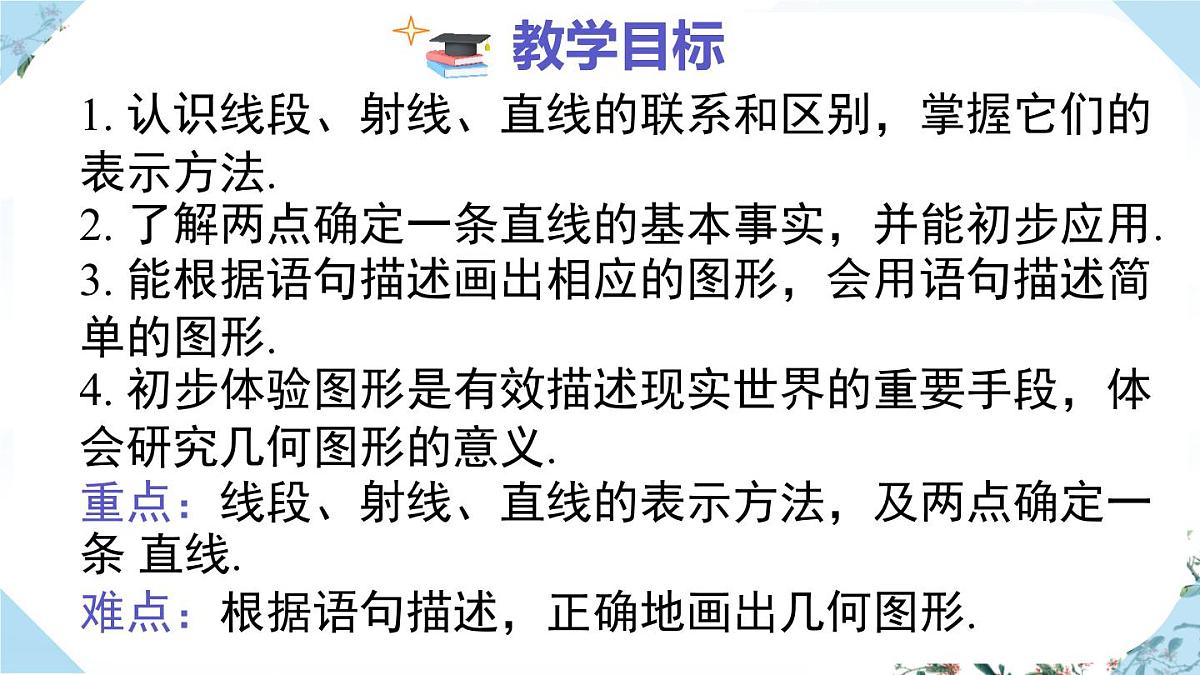 4.2.1 线段、射线、直线 课件 2025-2026学年湘教版数学七年级上册第2页