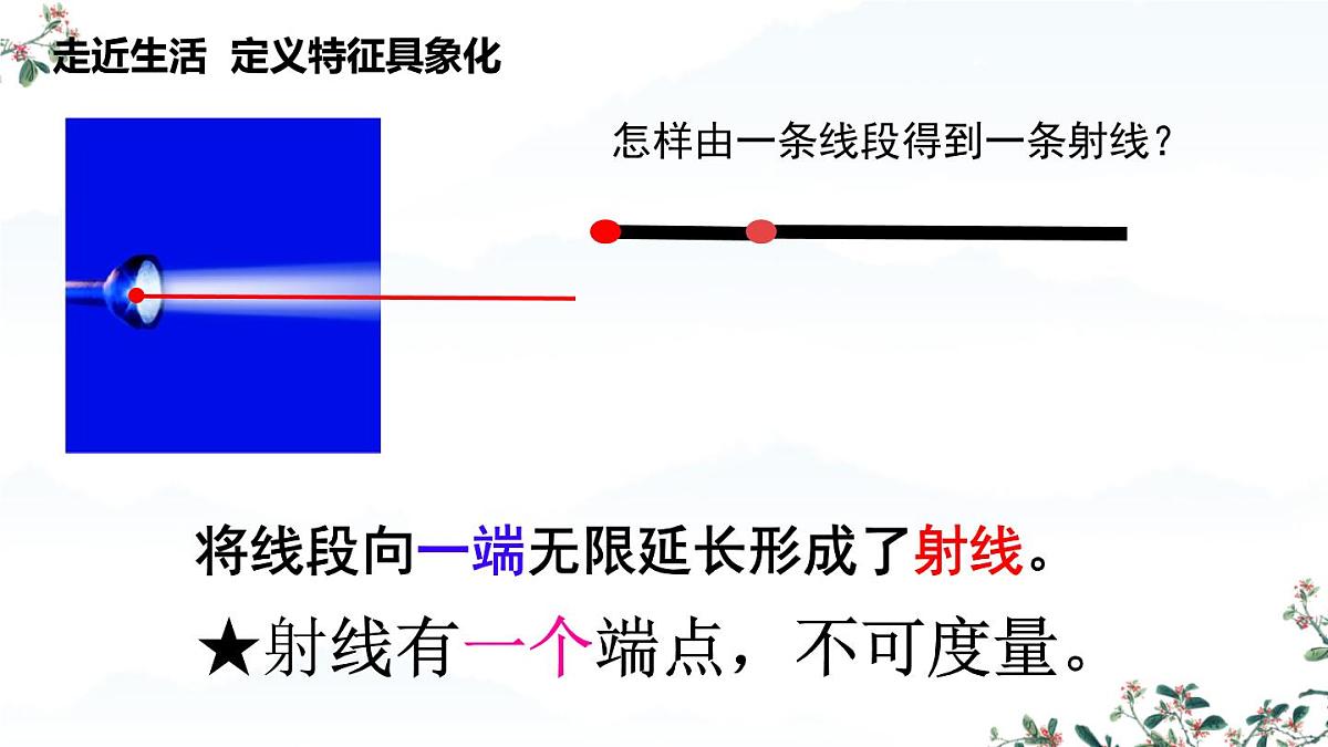 4.2.1 线段、射线、直线 课件 2025-2026学年湘教版数学七年级上册第6页