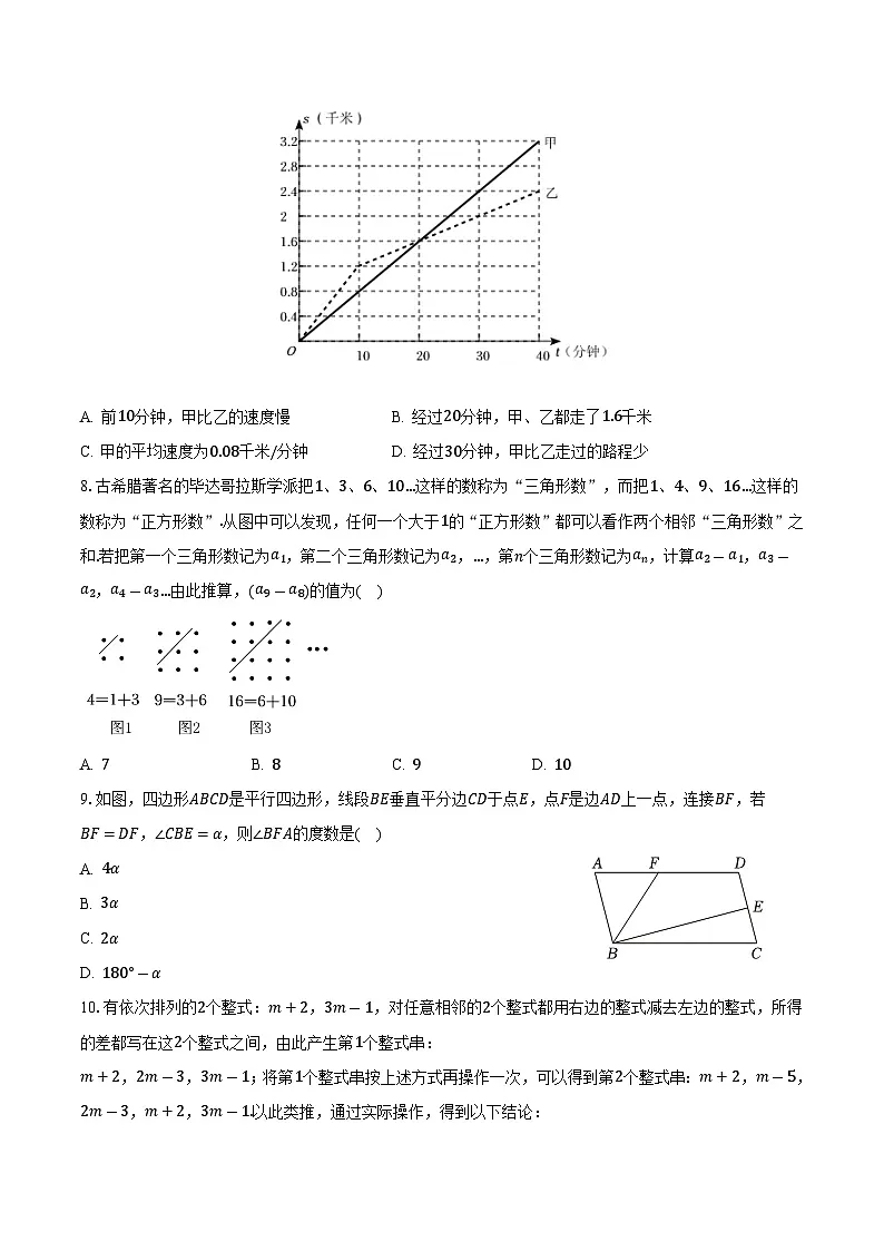 重庆市丰都县2023-2024学年八年级下学期期末考试数学试卷(含答案)第2页