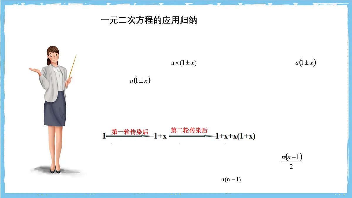 北师大版数学九年级上册第二章 一元二次方程 章末复习 课件第8页