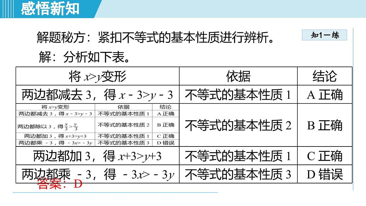 6.2 不等式的基本性质（课件）2025-2026学年青岛版八年级数学上册第6页
