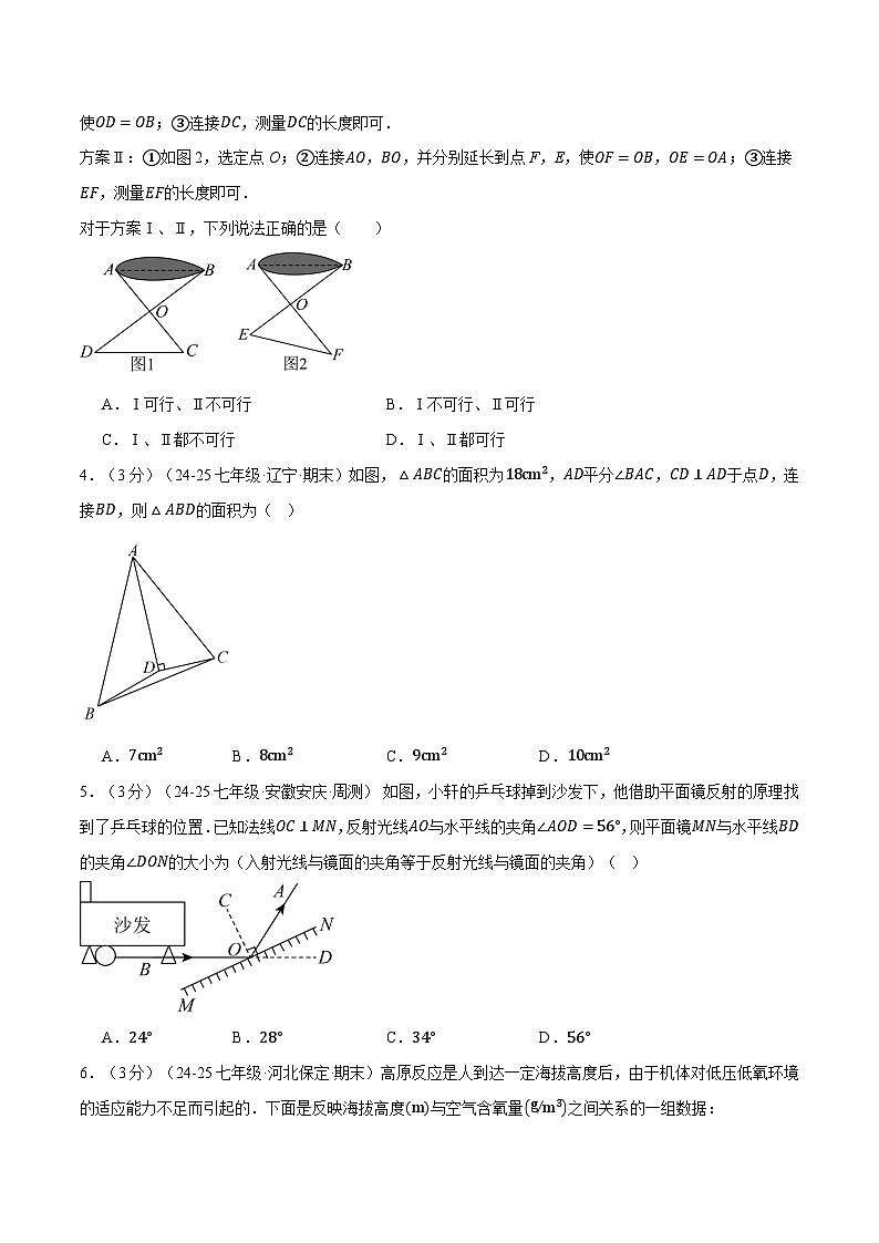 2024-2025学年北师版七年级（初一）数学下册期末考试模拟卷04第2页