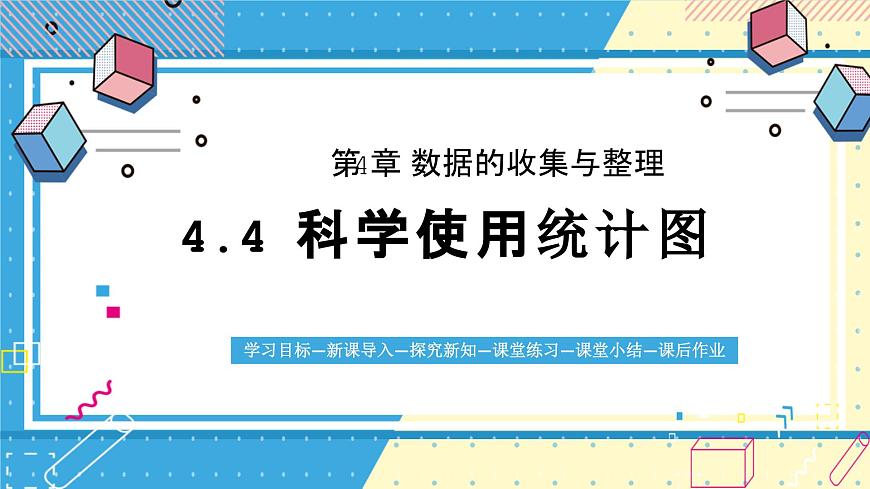 鲁教版(五四)+六年级上册4.4科学使用统计图ppt第1页