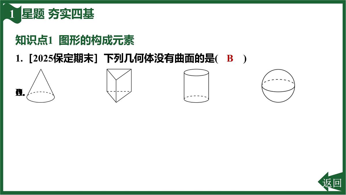 25秋 人教版 数学七上 专项突破10 正方体的展开与折叠 6.1.2 点、线、面、体 习题课件第3页