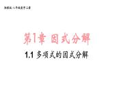湘教版（2024）八年級(jí)數(shù)學(xué)上冊(cè) 1.1 多項(xiàng)式的因式分解（課件）