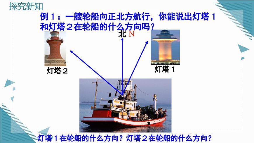 2024版青岛版初中数学八年级上册7.3 用方向和距离描述两个物体的相对位置课件第6页
