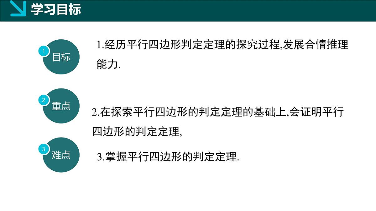 冀教版八年级下册数学22.2 平行四边形的判定（第1课时）（同步课件）第2页