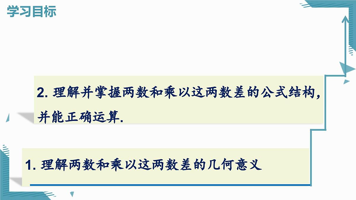 2025新华东师大版教材初中数学八年级上册11.3.1.两数和乘以这两数的差课件第2页