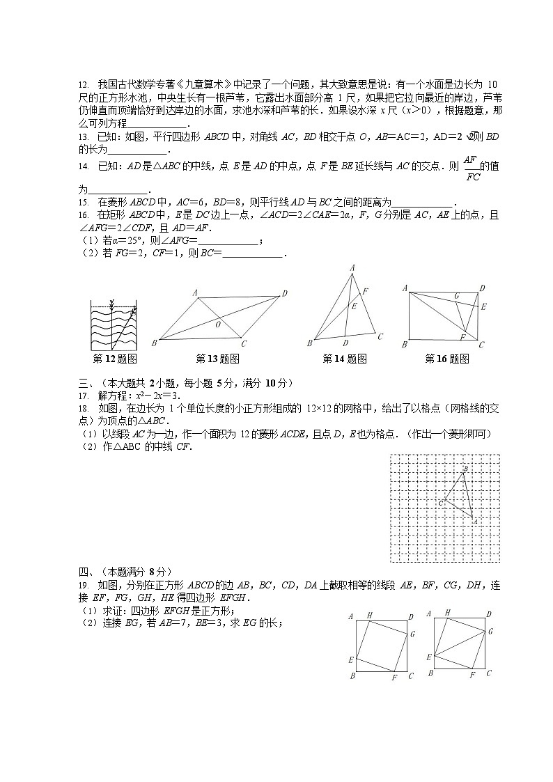 【八下HK数学】安徽省合肥市包河区2024 - 2025学年八年级下学期期末考试数学试卷第2页