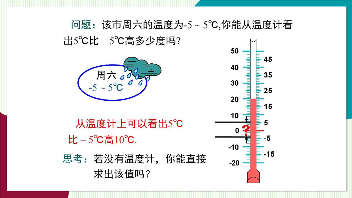 1.4.2 有理数的减法第5页