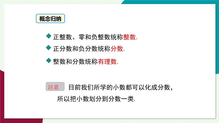 1.1 第2课时 有理数的分类第7页