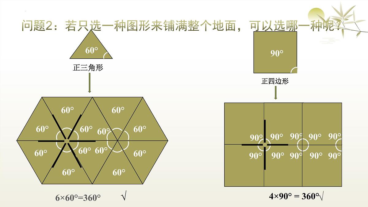 华师版七年级下册数学8.3 用正多边形铺设地面 课件第5页