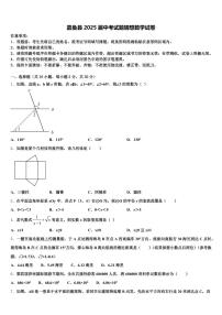 嘉鱼县2025届中考试题猜想数学试卷含解析