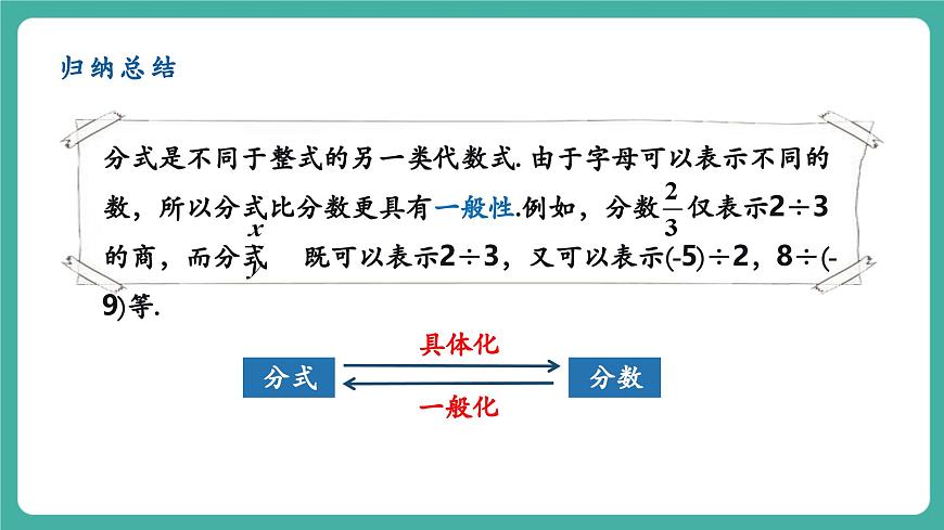【新教材新课标】人教版八年级上册数学18.1.1从分数到分式 教学课件第8页