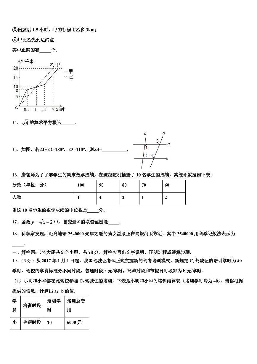 2025届铜仁地区江口县中考冲刺卷数学试题含解析第3页