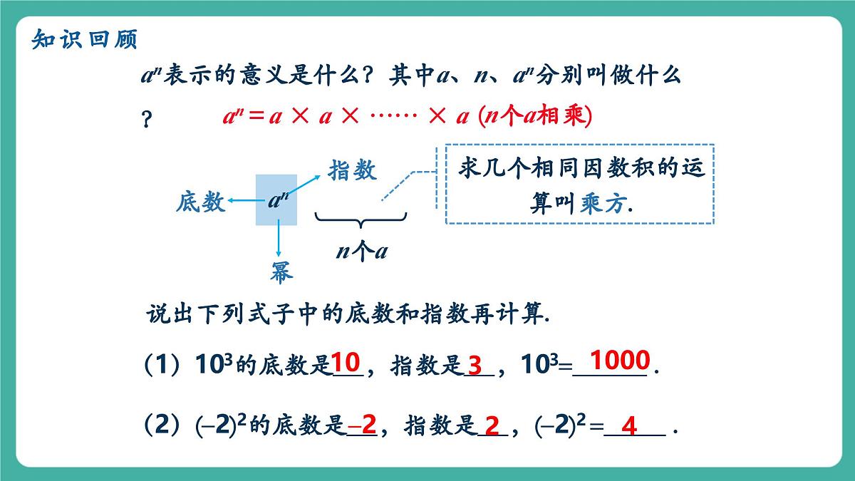 【新教材新课标】人教版八年级上册数学16.1.1同底数幂的乘法 教学课件第3页