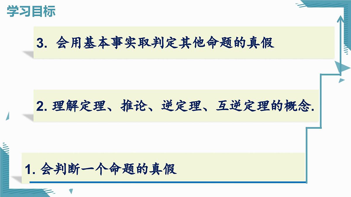 2025湘教版版教材初中数学八年级上册4.2  命题与证明（2）课件第2页
