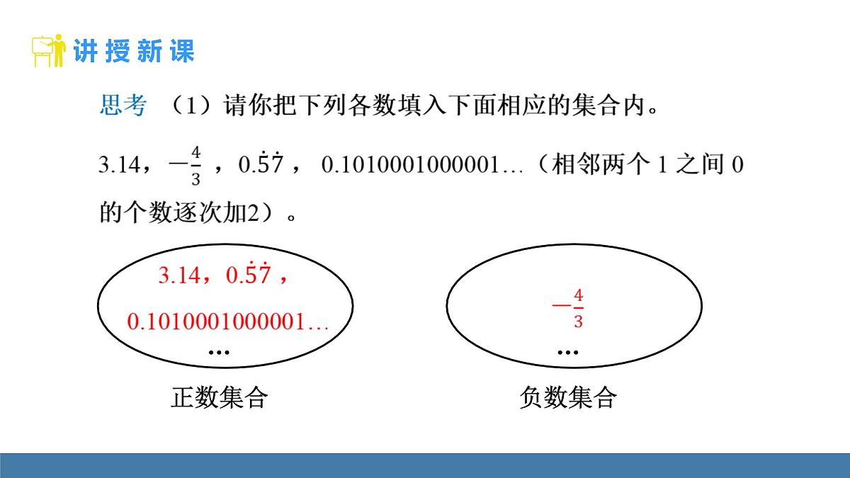 北师大版数学八年级上册2.1  认识实数 第2课时 实数（课件）第6页