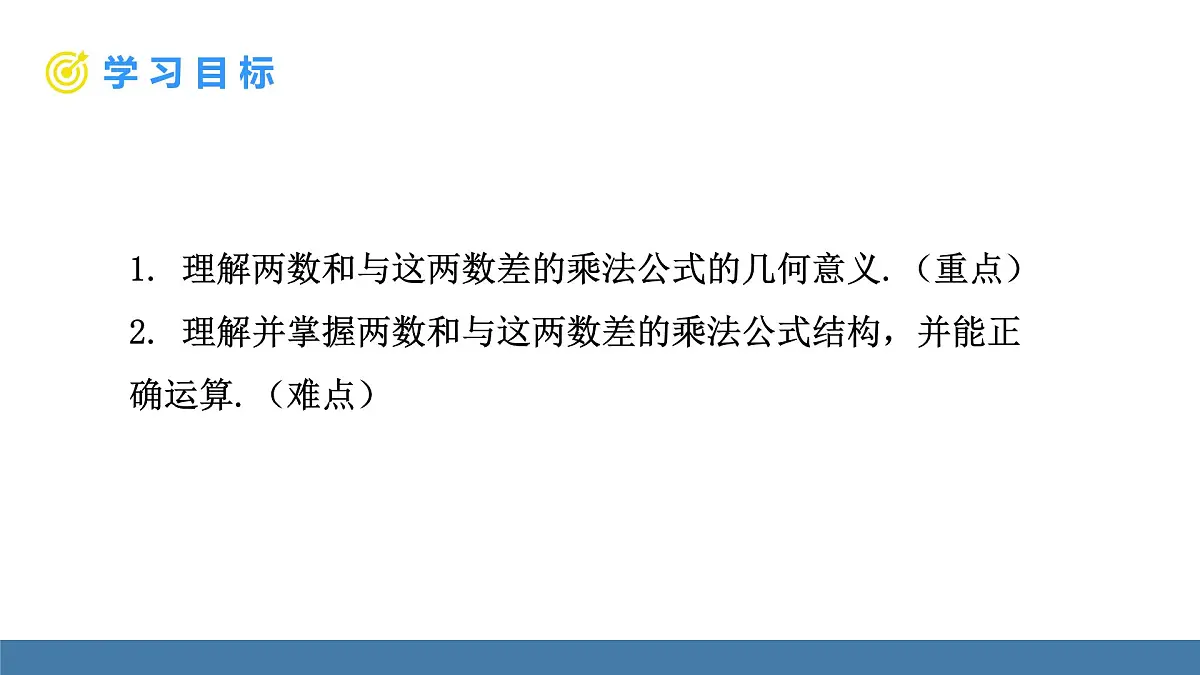 华东师大版数学八年级上册11.3.1 两数和乘以这两数的差(课件）第2页
