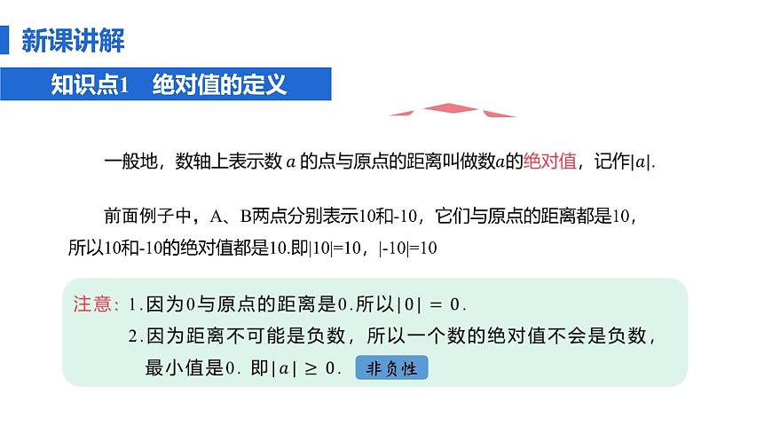 1.2.4 绝对值  课件 新人教版 七年级数学上册第5页
