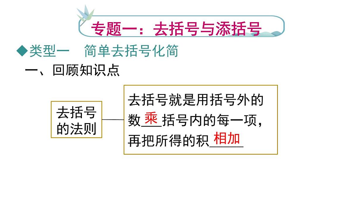 2025年人教版七年级数学上册 第四章 《整式的加减》专题（课件）第3页