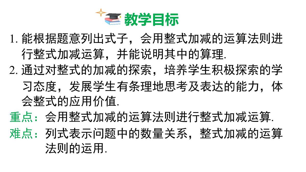 2025年人教版七年级数学上册 4.2 第3课时 整式的加减（课件）第3页